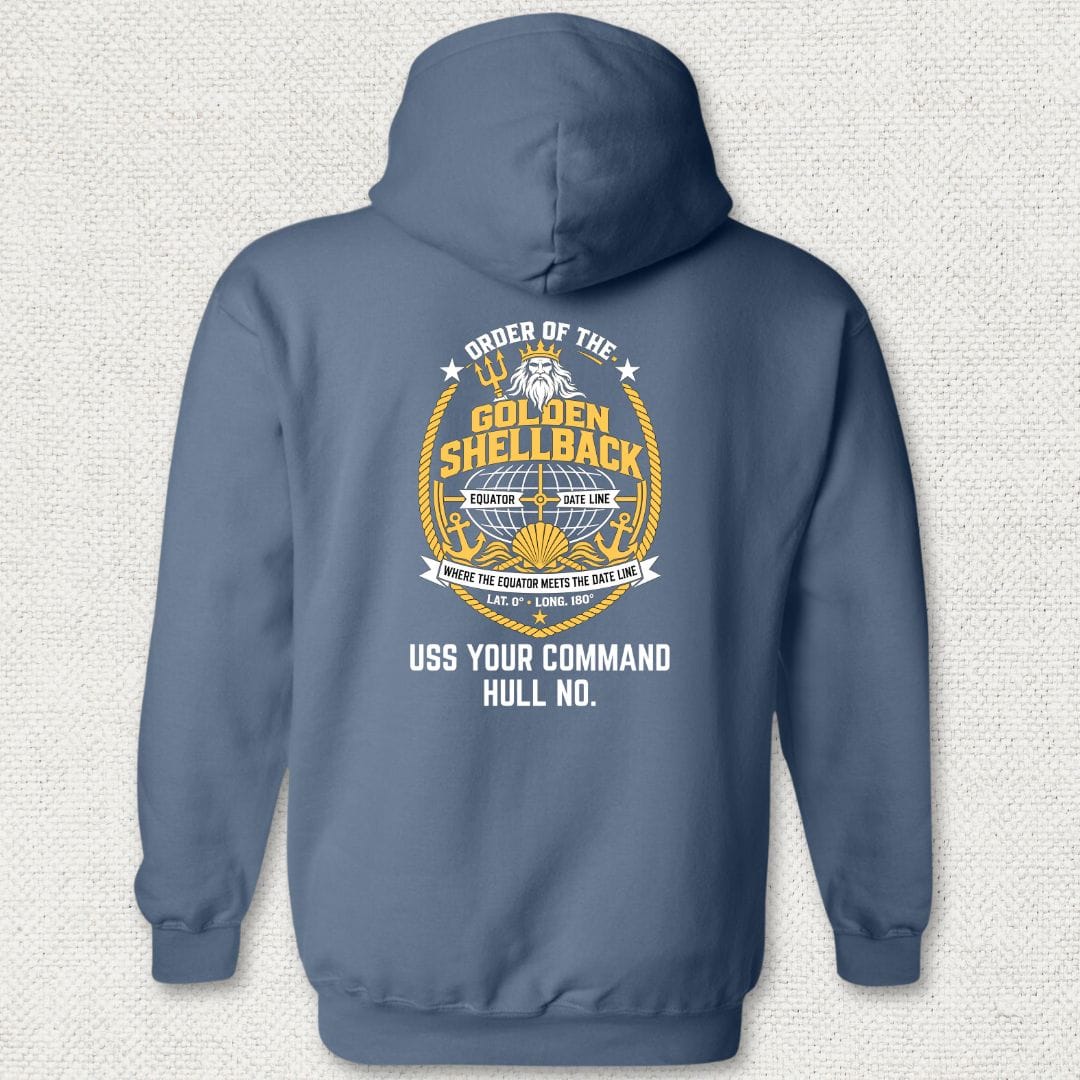 Golden Shellback - Add Your Command Hoodie