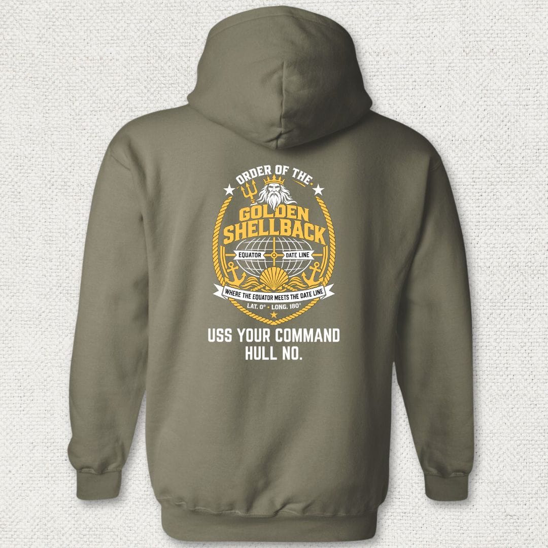 Golden Shellback - Add Your Command Hoodie