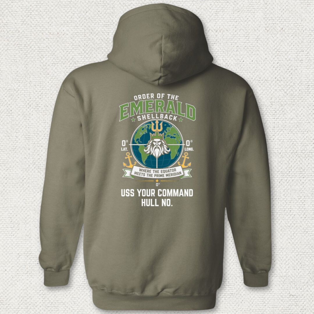 Emerald Shellback - Add Your Command Hoodie