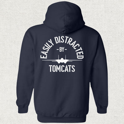 Easily Distracted By Tomcats Hoodie