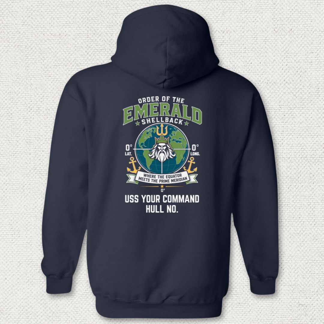 Emerald Shellback - Add Your Command Hoodie