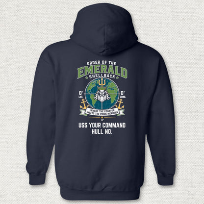 Emerald Shellback - Add Your Command Hoodie