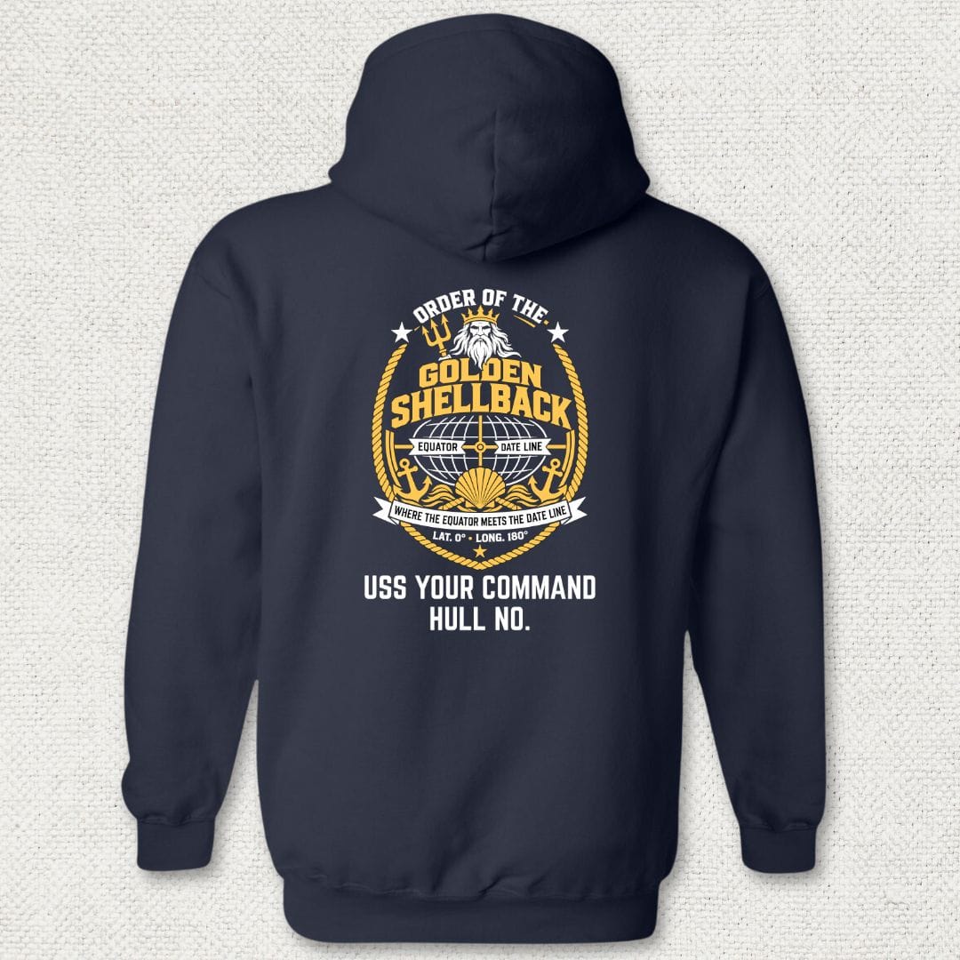 Golden Shellback - Add Your Command Hoodie