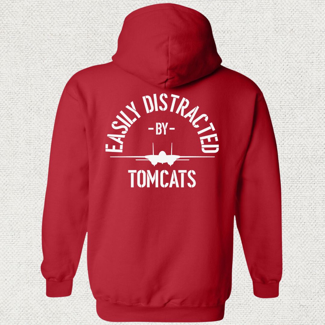 Easily Distracted By Tomcats Hoodie