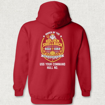 Golden Shellback - Add Your Command Hoodie