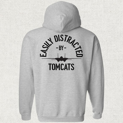 Easily Distracted By Tomcats Hoodie