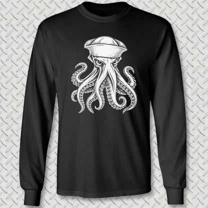 Salty Squid Long Sleeve Tee
