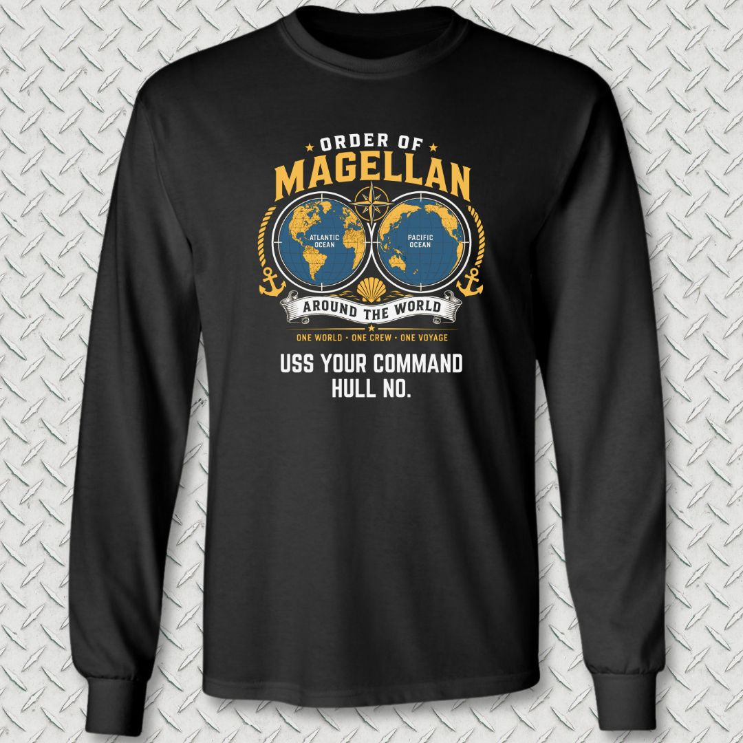 Order of Magellan - Add Your Command Long Sleeve Tee