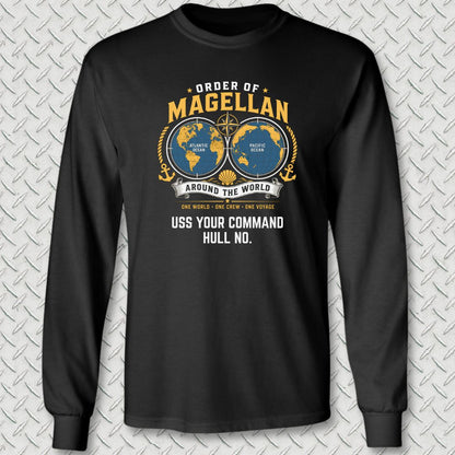 Order of Magellan - Add Your Command Long Sleeve Tee