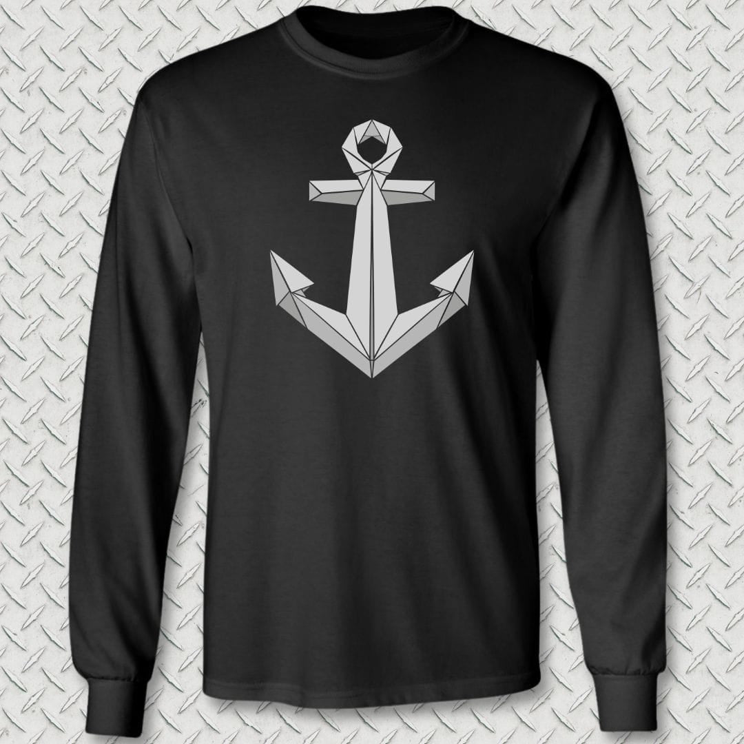 Origami Anchor Long Sleeve Tee