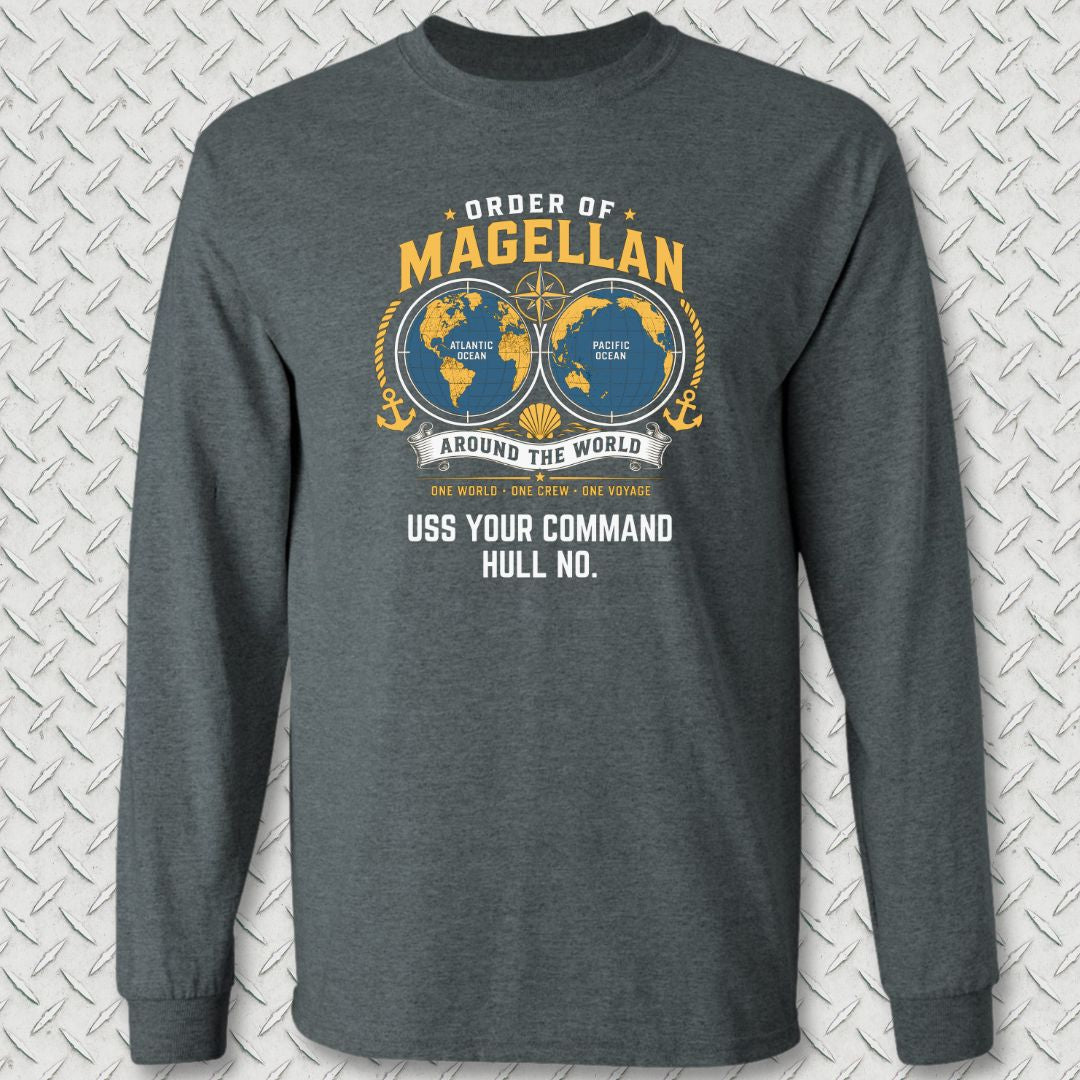 Order of Magellan - Add Your Command Long Sleeve Tee