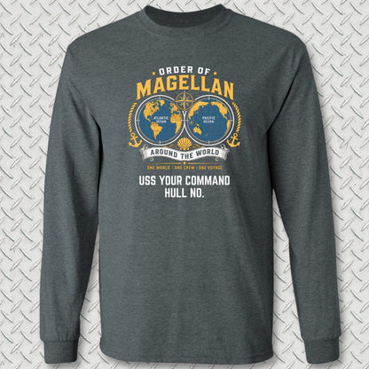 Order of Magellan - Add Your Command Long Sleeve Tee