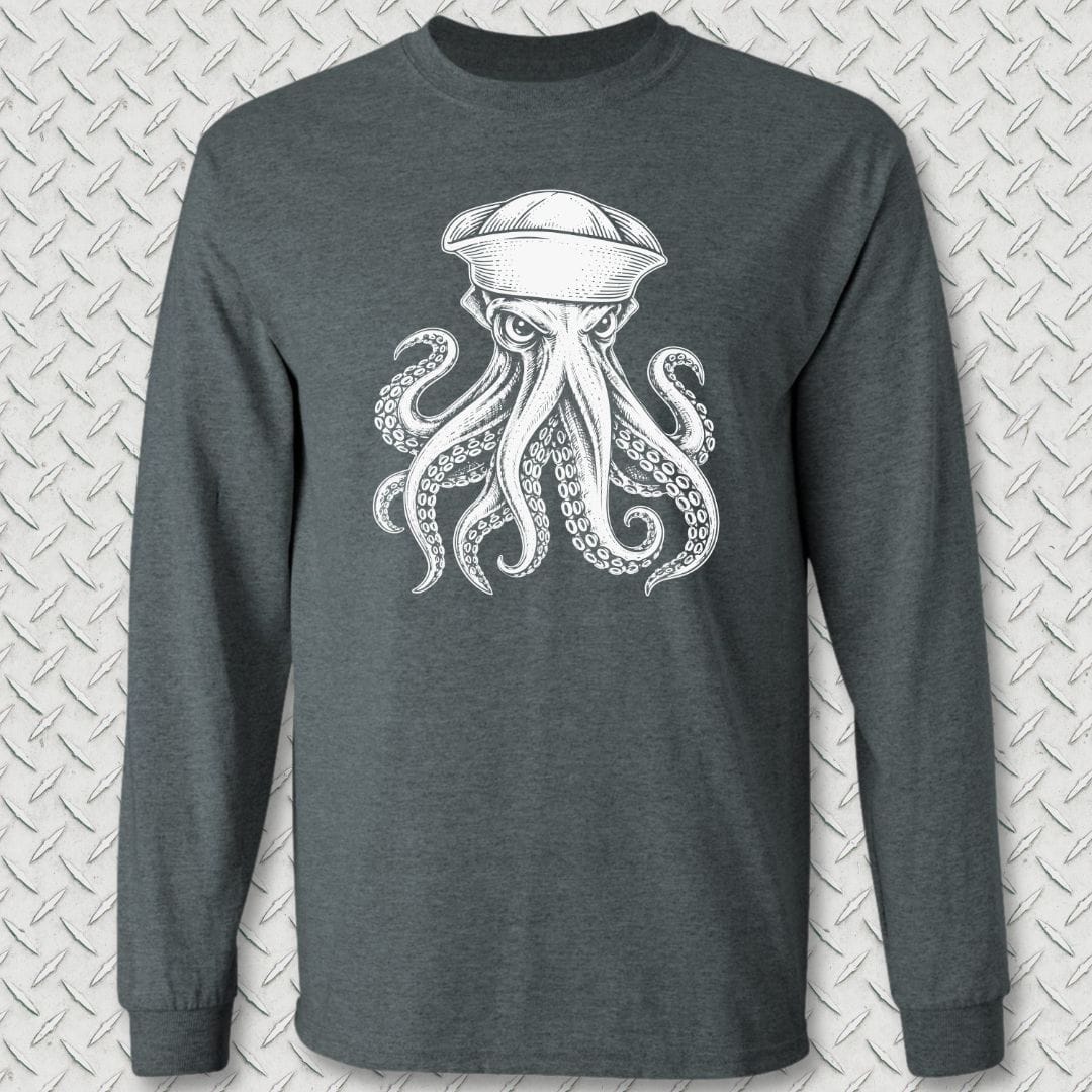 Salty Squid Long Sleeve Tee