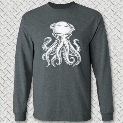 Salty Squid Long Sleeve Tee