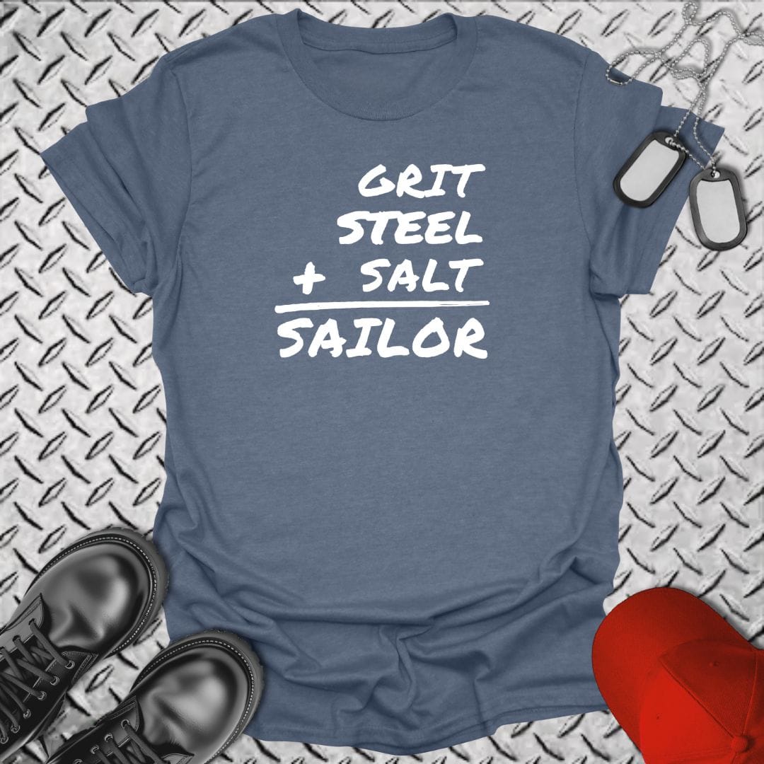 NavyHumor Everyday Tee Heather Indigo / S Sum Of A Sailor