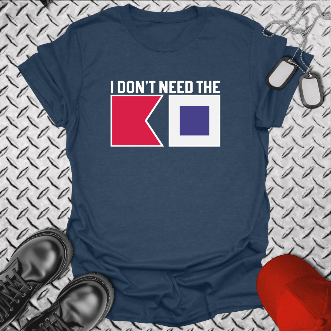 NavyHumor Everyday Tee Heather Navy / S I Don't Need The BS