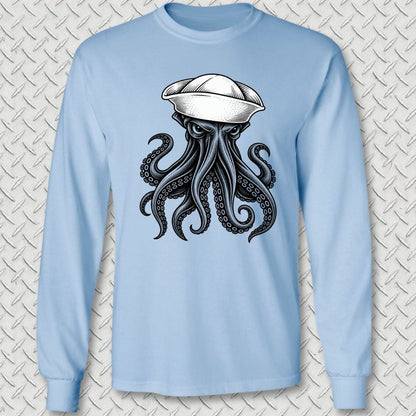 Salty Squid Long Sleeve Tee