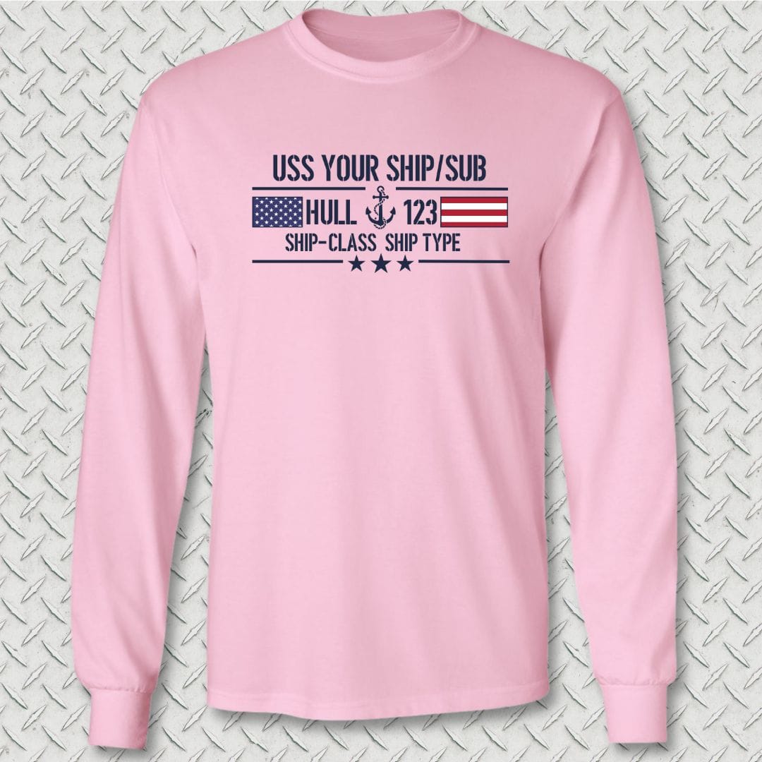 Flag & Anchor - Add Your Command Long Sleeve Tee
