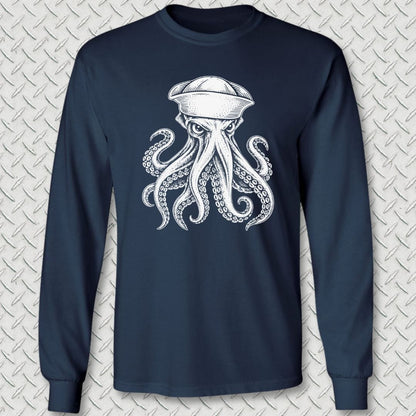 Salty Squid Long Sleeve Tee