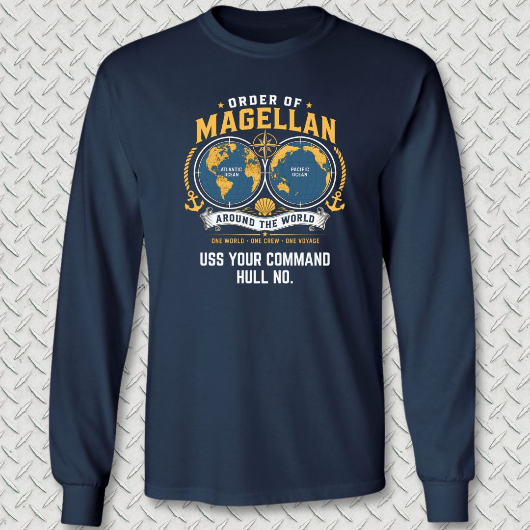 Order of Magellan - Add Your Command Long Sleeve Tee