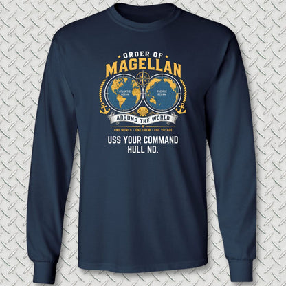 Order of Magellan - Add Your Command Long Sleeve Tee