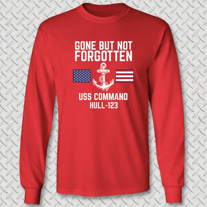 Gone But Not Forgotten - Add Your Command Long Sleeve Tee