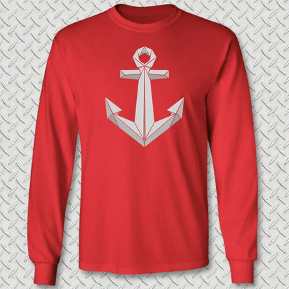 Origami Anchor Long Sleeve Tee
