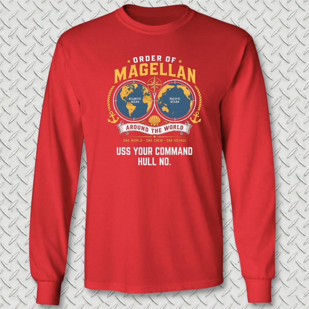 Order of Magellan - Add Your Command Long Sleeve Tee