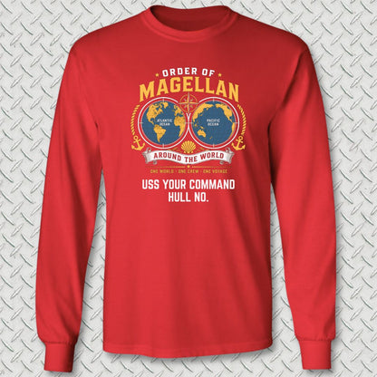 Order of Magellan - Add Your Command Long Sleeve Tee