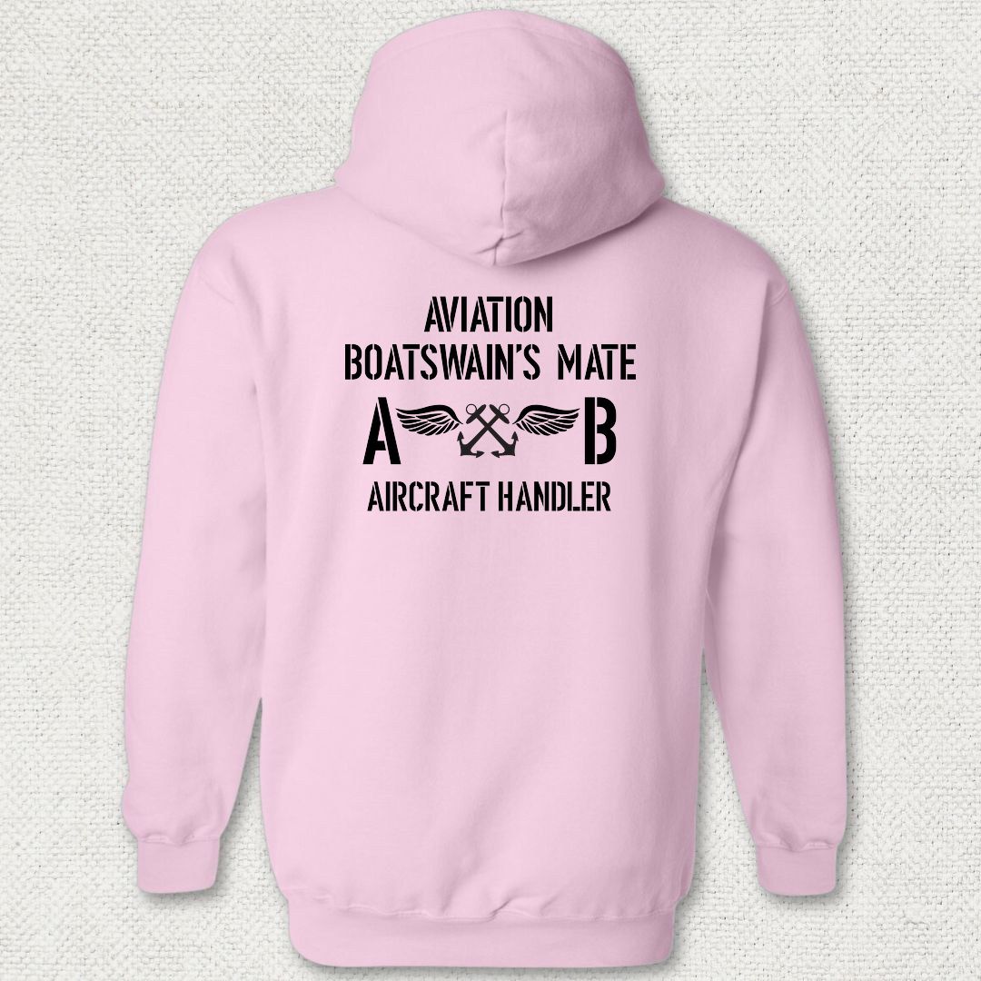 ABH - Aircraft Handler - Aviation Boatswain's Mate Hoodie - Pink
