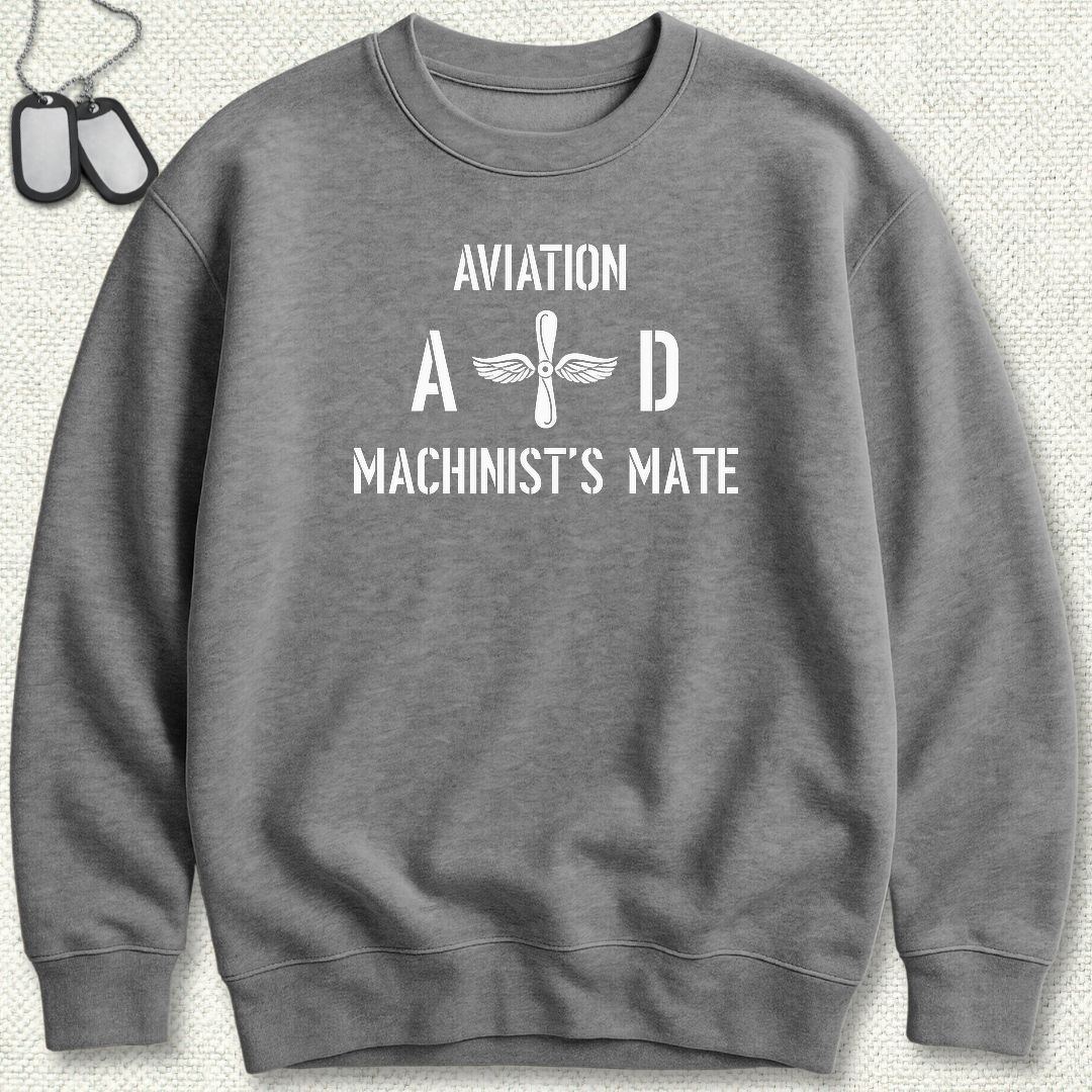AD - Aviation Machinist's Mate Sweatshirt - Graphite Heather