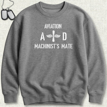 AD - Aviation Machinist's Mate Sweatshirt - Graphite Heather