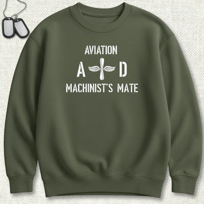 AD - Aviation Machinist's Mate Sweatshirt - Military Green