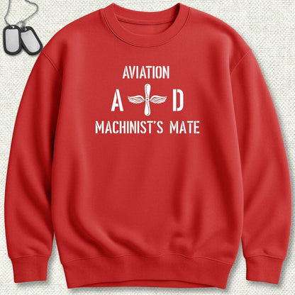 AD - Aviation Machinist's Mate Sweatshirt - Red