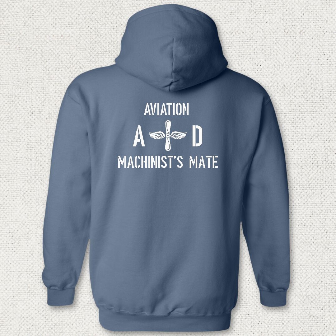 AD - Aviation Machinist's Mate Hoodie - Heather Navy