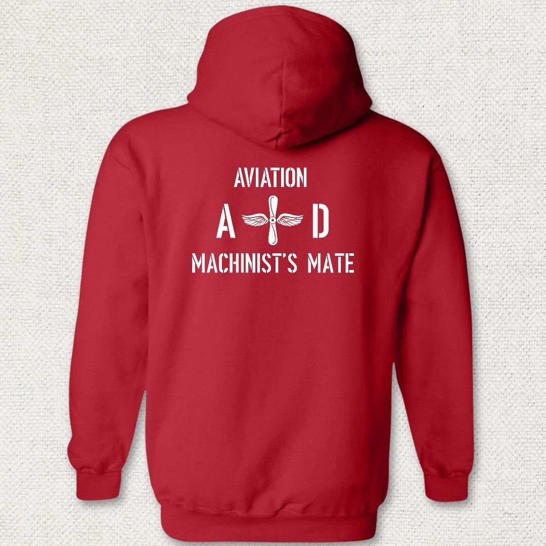AD - Aviation Machinist's Mate Hoodie - Red