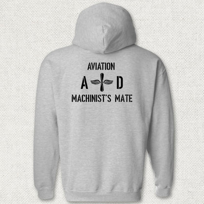 AD - Aviation Machinist's Mate Hoodie - Sport Grey
