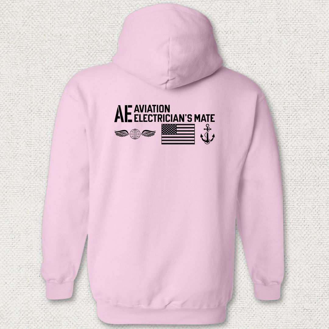 AE - Flag & Anchor Hoodie - Pink