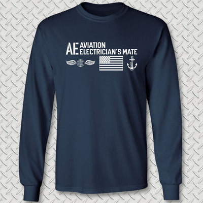 AE - Flag & Anchor Long Sleeve Tee