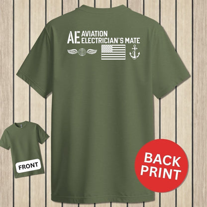 AE - Flag & Anchor - Military Green