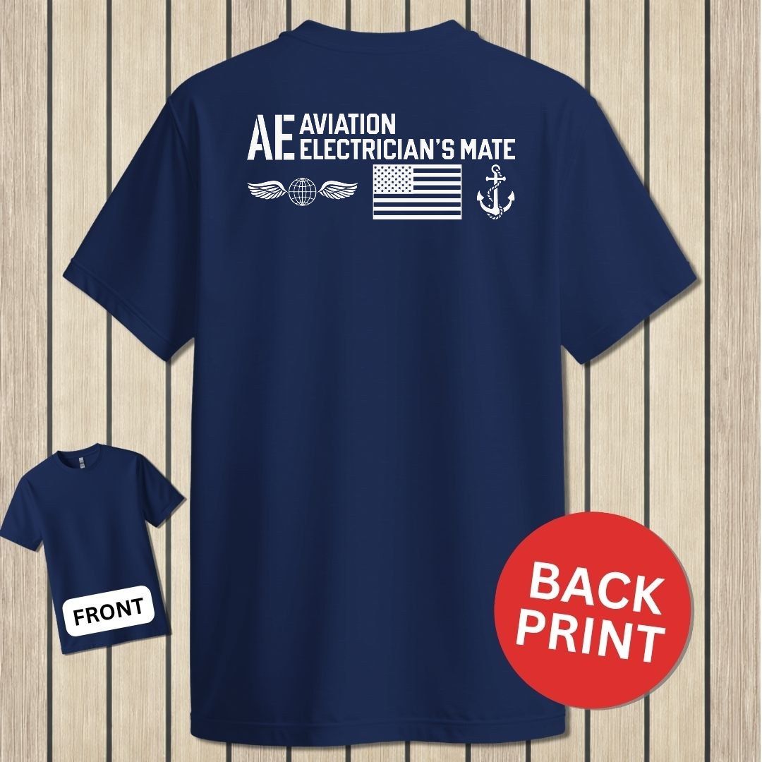 AE - Flag & Anchor - Navy