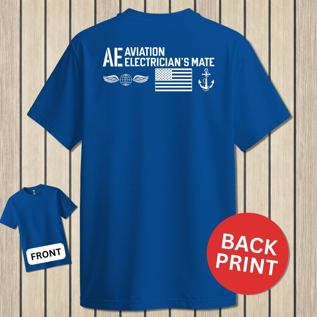 AE - Flag & Anchor - Royal Blue