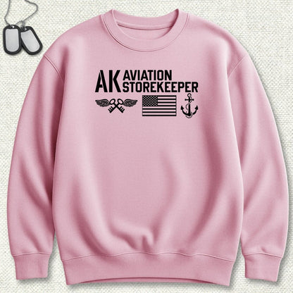 AK - Flag & Anchor Sweatshirt - Pink
