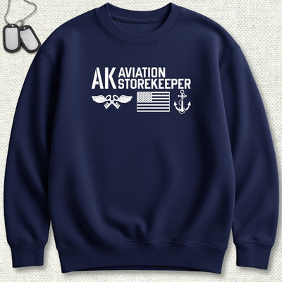 AK - Flag & Anchor Sweatshirt