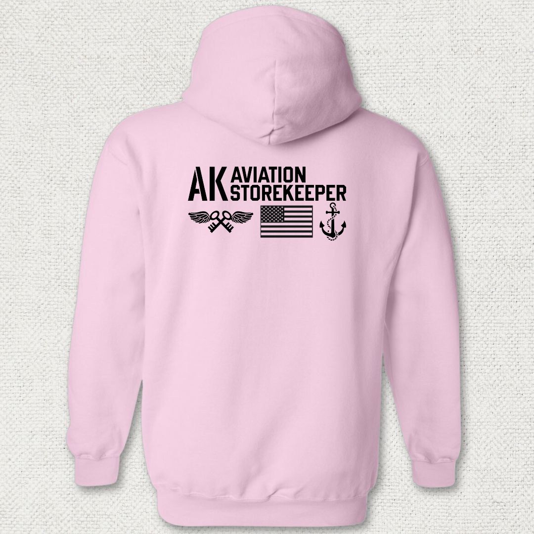 AK - Flag & Anchor Hoodie - Pink