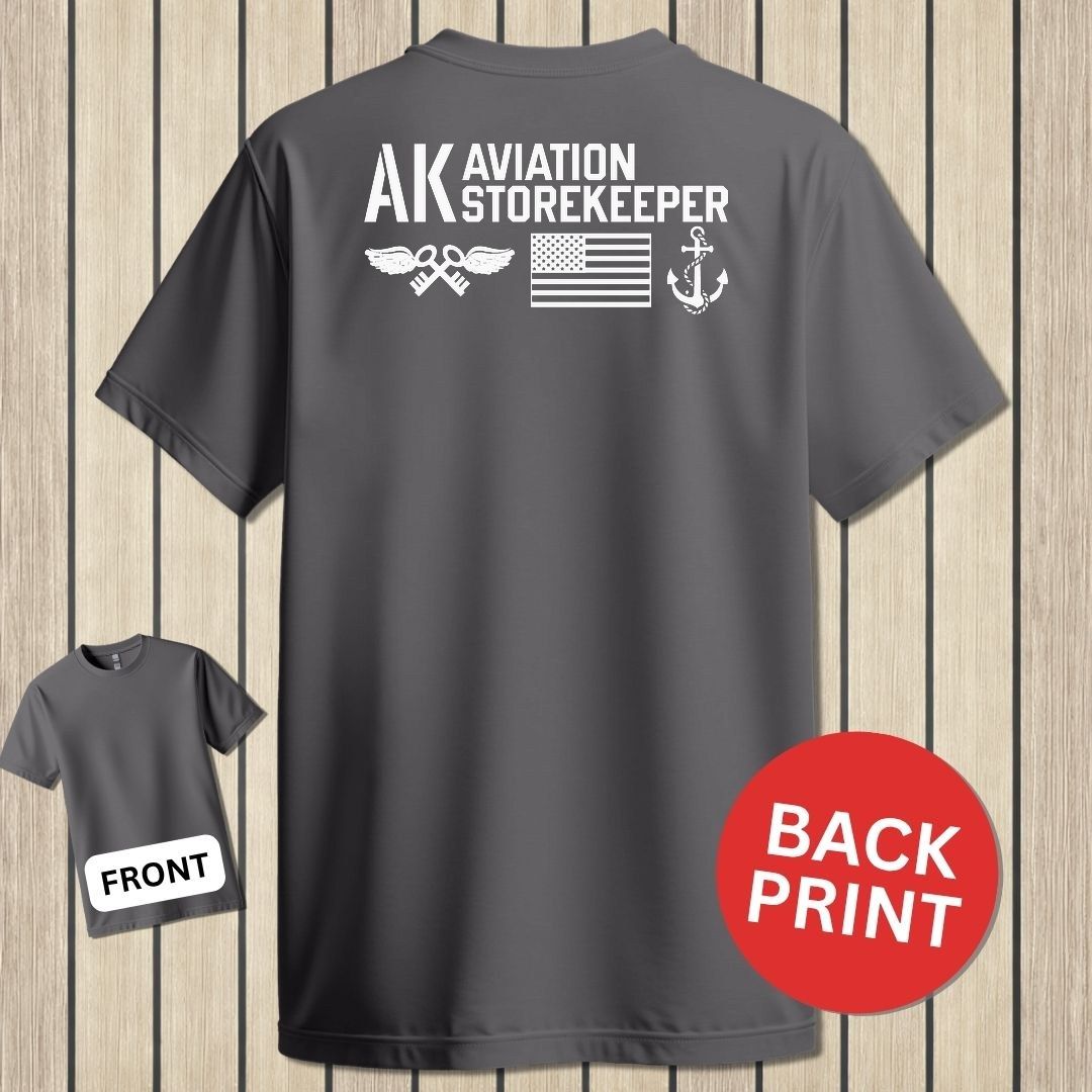 AK - Flag & Anchor - Charcoal