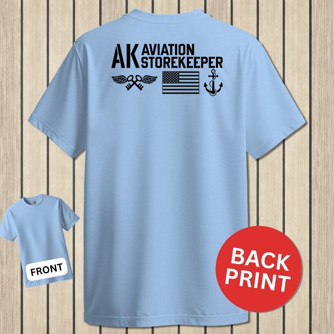 AK - Flag & Anchor - Light Blue
