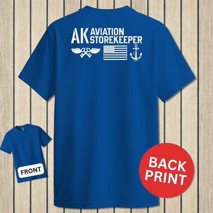AK - Flag & Anchor - Royal Blue