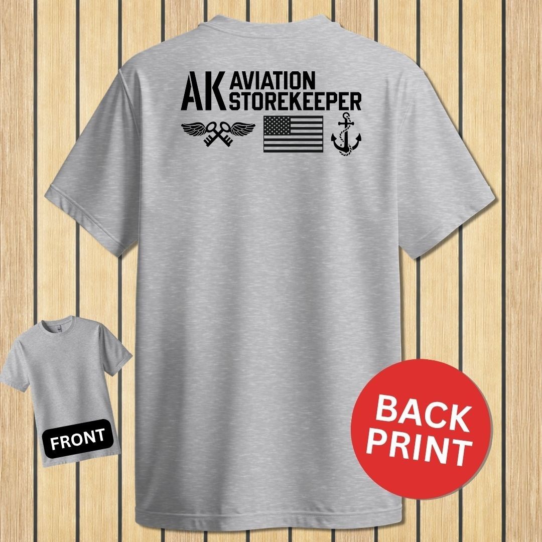 AK - Flag & Anchor - Sport Grey