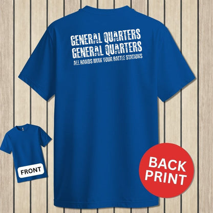 All Hands Man Your Battle Stations - Royal Blue